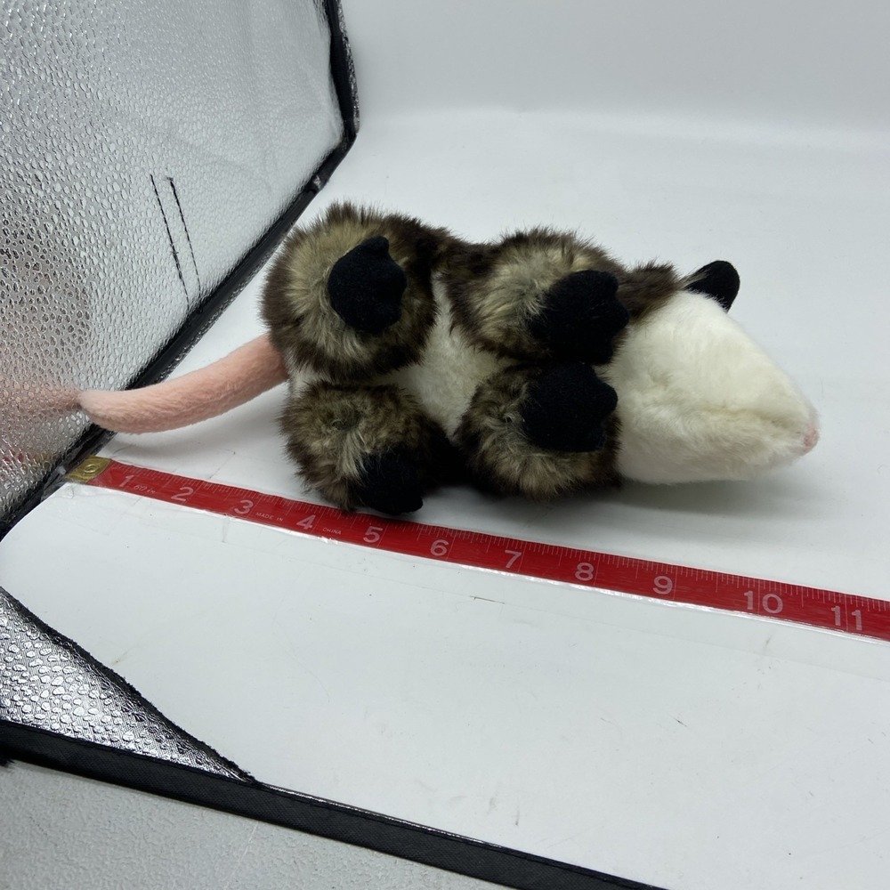 Opossum Plush Realistic Animal Toy Rodent Stuffed Toy 10" - Picture 5 of 6
